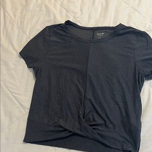 Old Navy Dark Gray Short Sleeve Tee